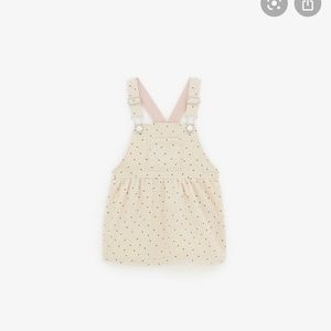 Zara cream/tan corduroy polka dot  jumper.